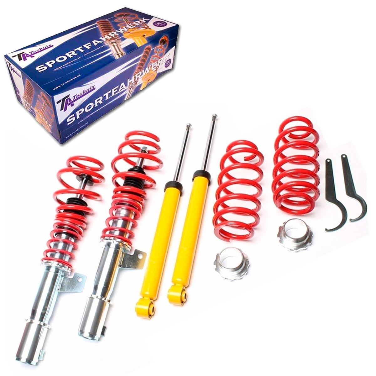 4 Amortizera Gewinde Audi A3 8P + Seat Altea Leon 1P Toledo III + Skoda Octavia II Superb + VW Eos GOLF V Jetta III Passat 3C Touran 1T 55mm - Slika 2