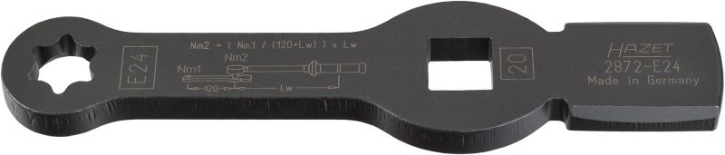 HAZET Udarni ključ / E24 / Spoljašnji profil Torx / HAZ 2872-E24 - Slika 5