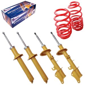 4 Sportska Amortizera + 4 opruge Fiat Abarth 500 312 od 2008. -30/-30mm