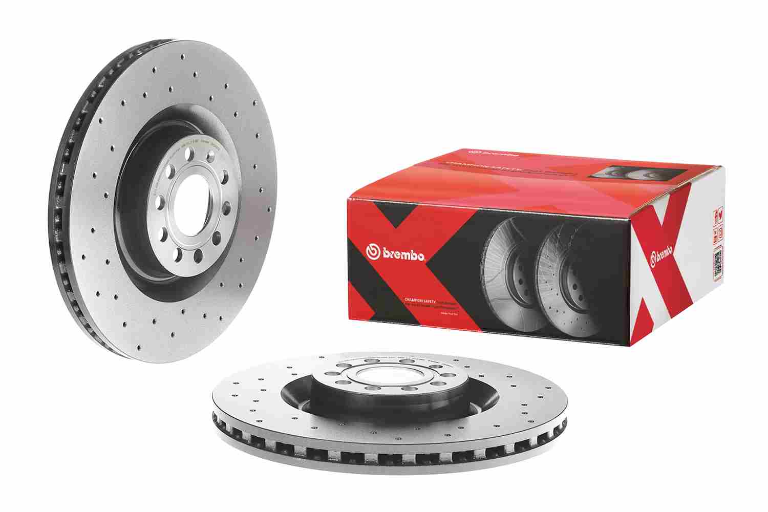 Prednji disk Audi A3 SKODA SUPERB II VW GOLF V+VI EOS 345x30 - Slika 5