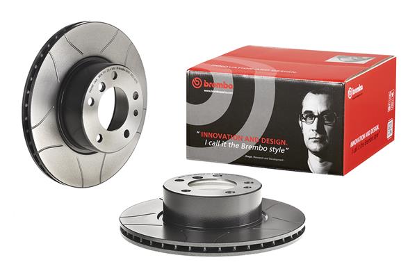 Prednji rezani Kočioni disk 302x22mm za: BMW 5 (E34), 7 (E32) 302x22 / BREMBO Max 09.5142.76