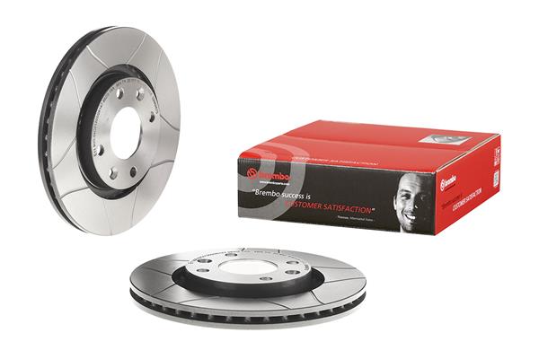 Rezani kočioni disk Prednji BREMBO CITROEN, DS, OPEL 266x22 - Slika 4