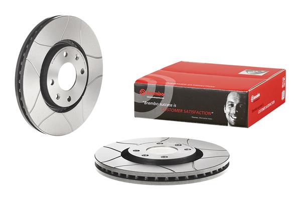 Rezani kočioni disk Prednji BREMBO OPEL, DS, TOYOTA 283x26 - Slika 3