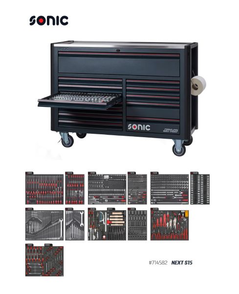 Profesionalna Kolica za alat SONIC S15 / 714582 / 1045 Komada - Slika 4