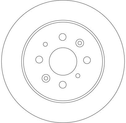 1 Kočioni disk Zadnji TRW HONDA CIVIC VI, VII, MG ZR 260x10mm - Slika 4