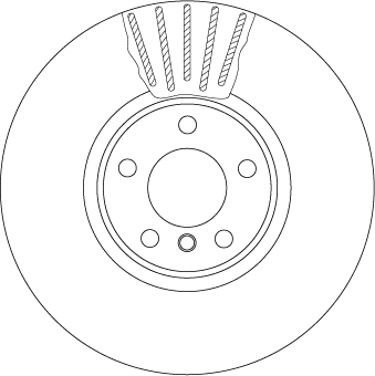 Kočioni disk Prednji TRW BMW X5 (E53) 356x36 - Slika 5