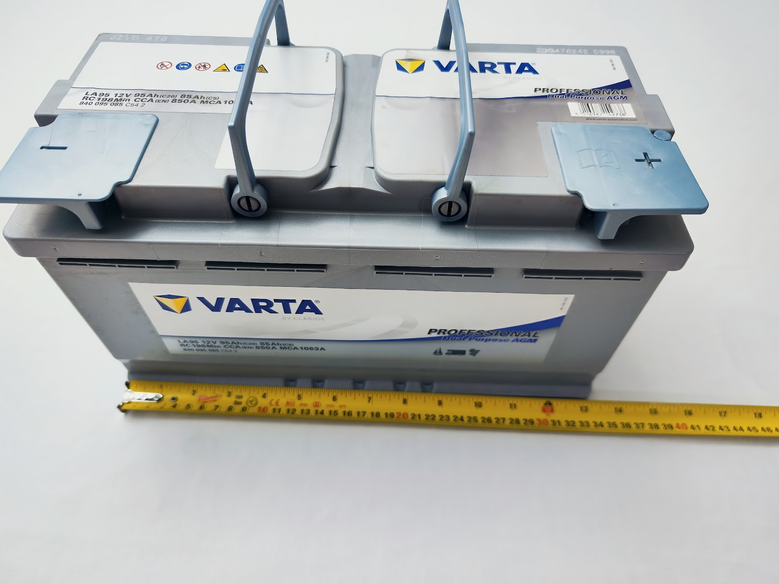 Akumulator VARTA 12V 95Ah/850A PROFESSIONAL DUAL PURPOSE AGM - Slika 21