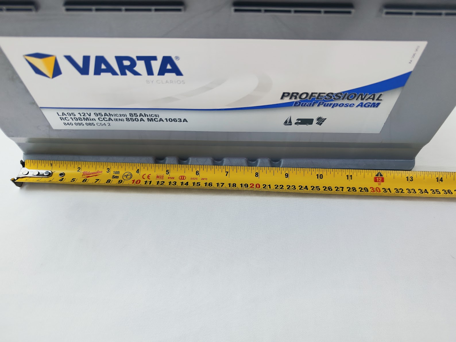 Akumulator VARTA 12V 95Ah/850A PROFESSIONAL DUAL PURPOSE AGM - Slika 23