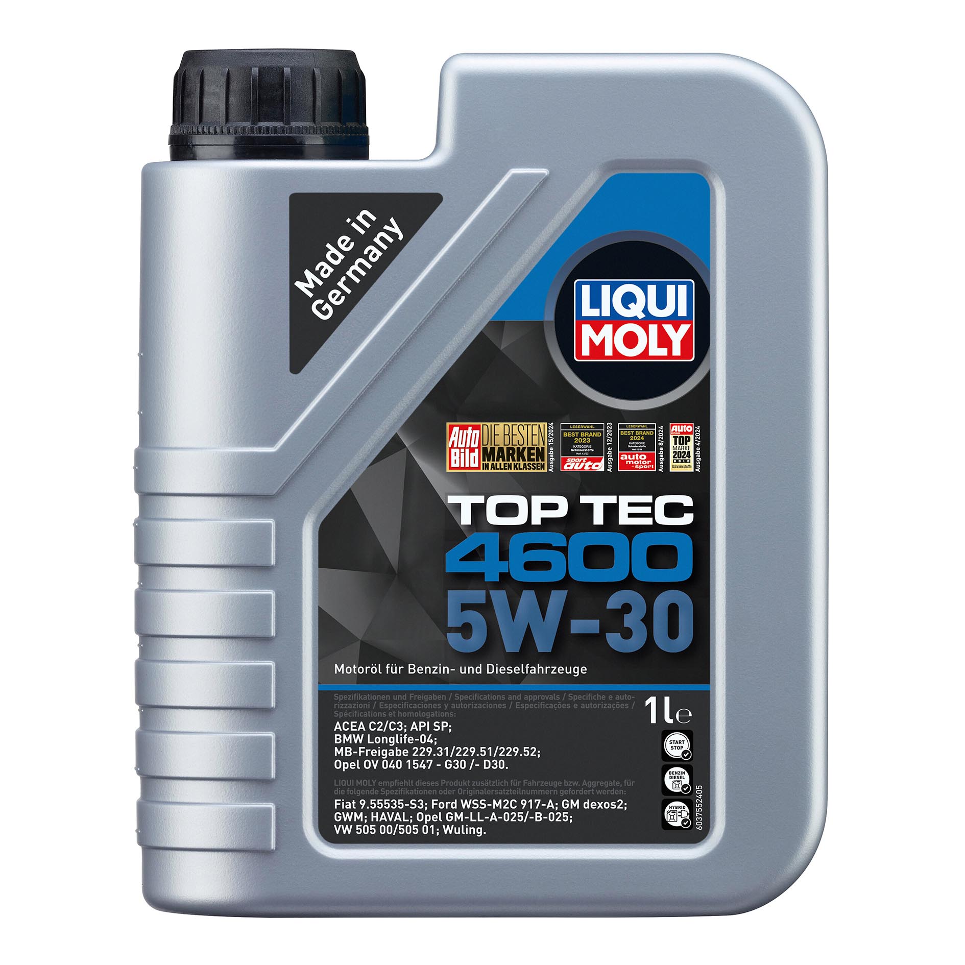 LIQUI MOLY Ulje 1 l Top Tec 4600 5W-30 / 5W30 SKU: 2315 / 1 litar