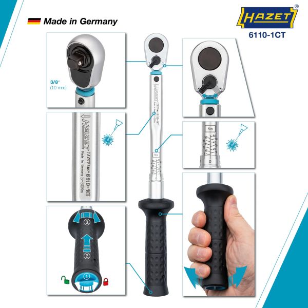 Ključ moment HAZET / HAZ 6110-1CT - Slika 2