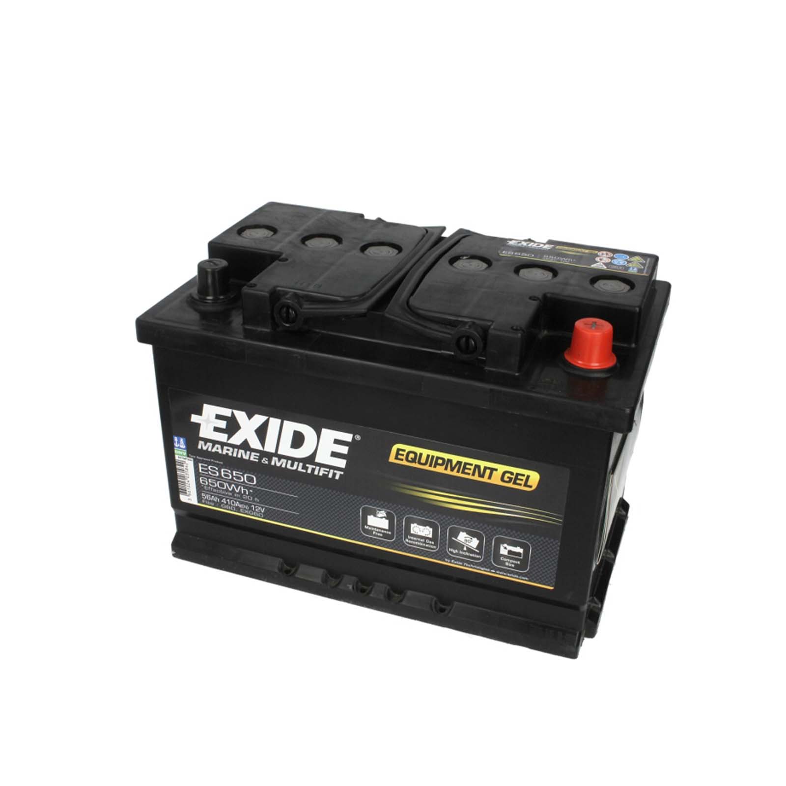 AKUMULATOR 56Ah/650Wh EXIDE EQUPMENT GEL Kamper