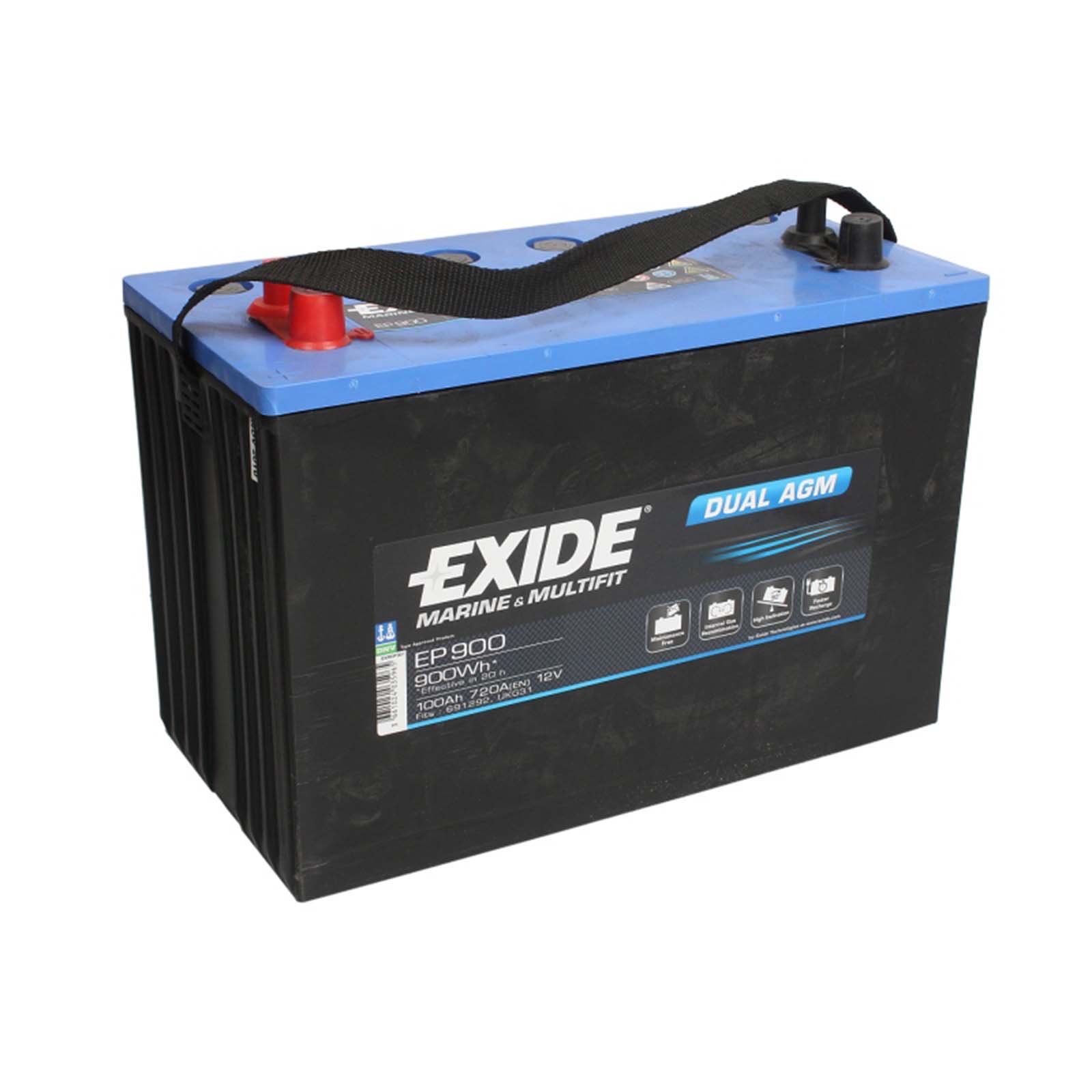 AKUMULATOR / BATERIJA 12.0 V 100.0 Ah / EXIDE - EP900