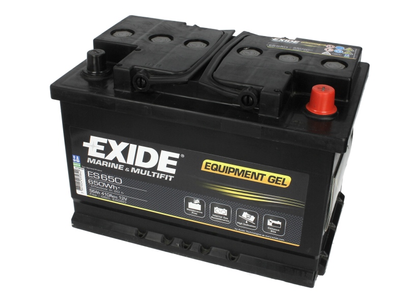 AKUMULATOR 56Ah/650Wh EXIDE EQUPMENT GEL Kamper - Slika 3