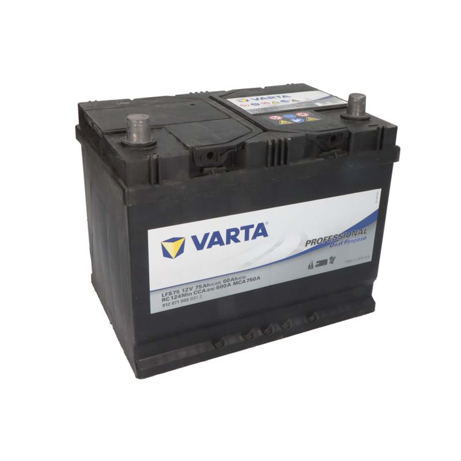 AKUMULATOR ZA REZERVNO NAPAJANJE / VARTA - 812071000 / 75Ah - 420A
