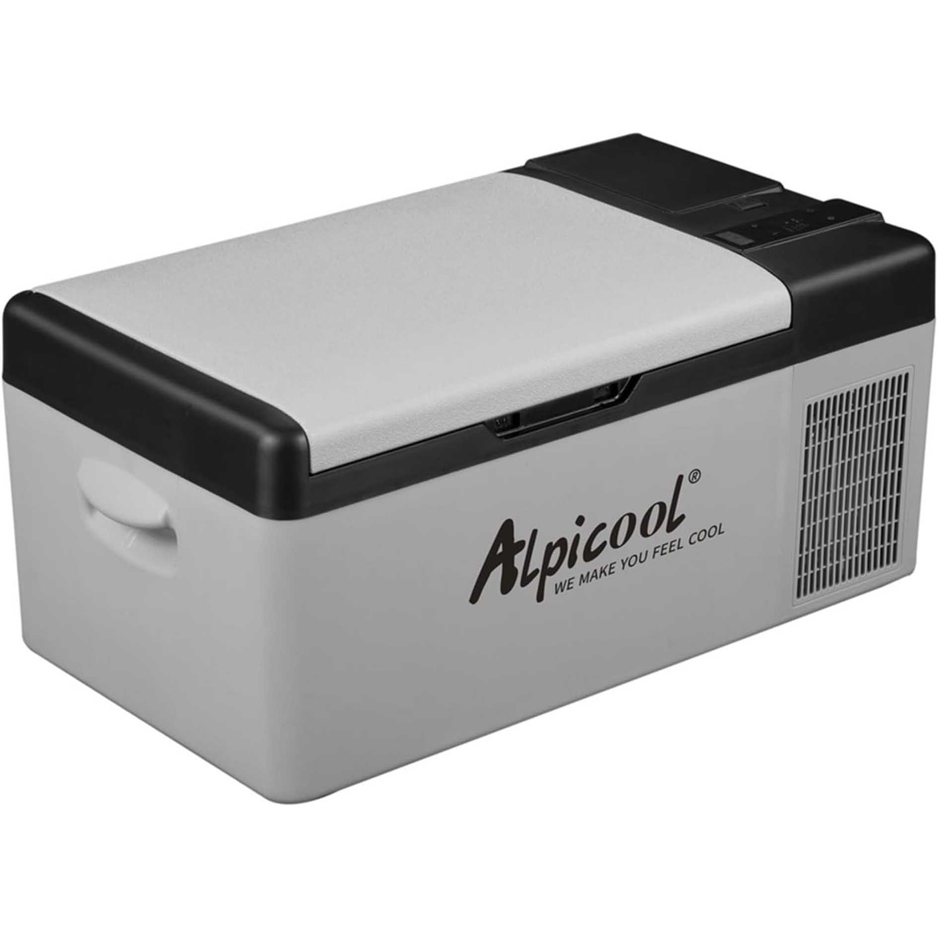 Alpicool EC15 15L kompresorski automobilski frižider sa zamrzivačem, kamp frižider sa DC 12v, prenosiva mini kutija za hlađenje za kamion, kamper, čamac, -20℃ do 20℃,...