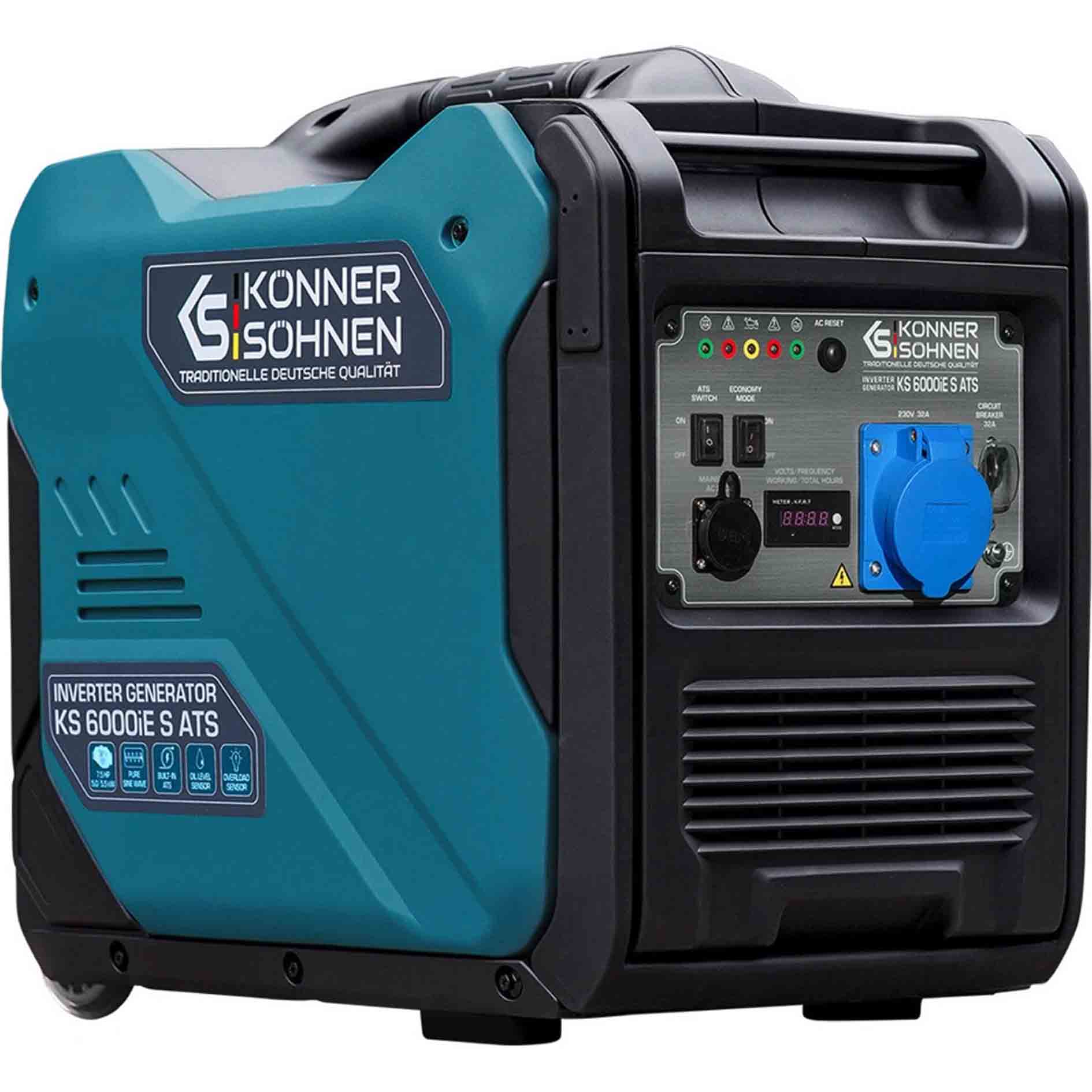 5,5kW Invertorski Agregat za Struju Benziski K&S KS 6000iE S ATS - Slika 4