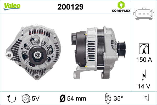 Alternator BMW 3 E46 5 E39 7 E38 X5 E53 LAND ROVER OPEL OMEG - Slika 3