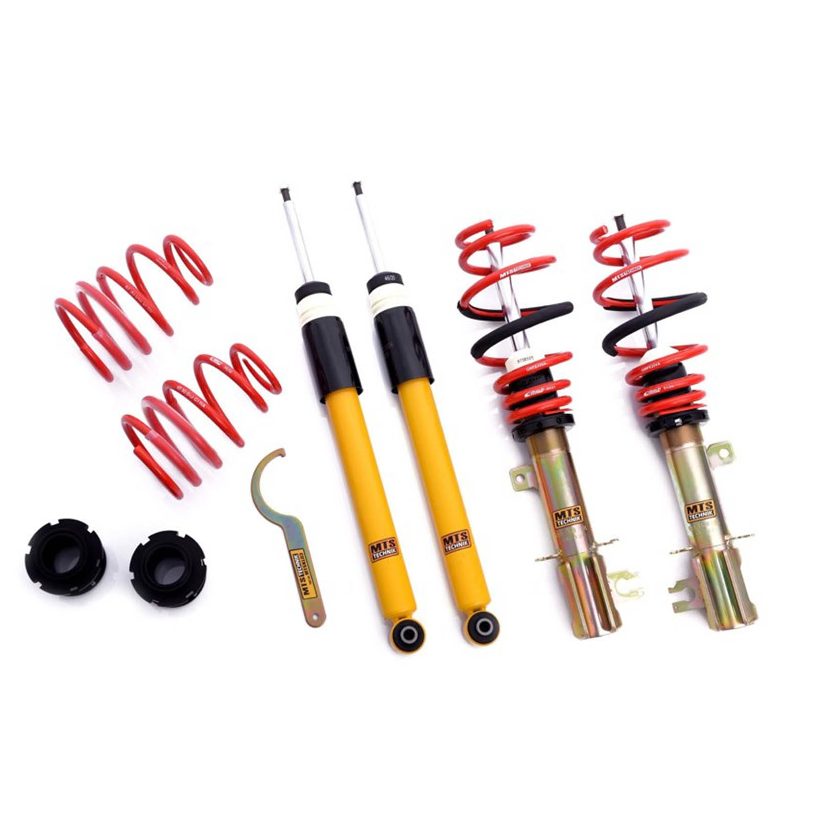 4 Amortizera Gewinde Street Alfa Romeo Mito Fiat Punto Evo