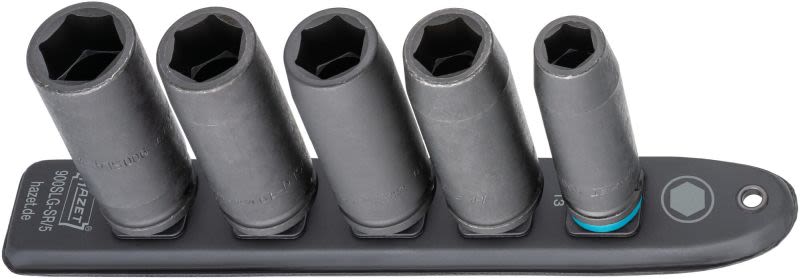 Set gedora 1/2" (jednodelni) 5 kom HAZET - Slika 5