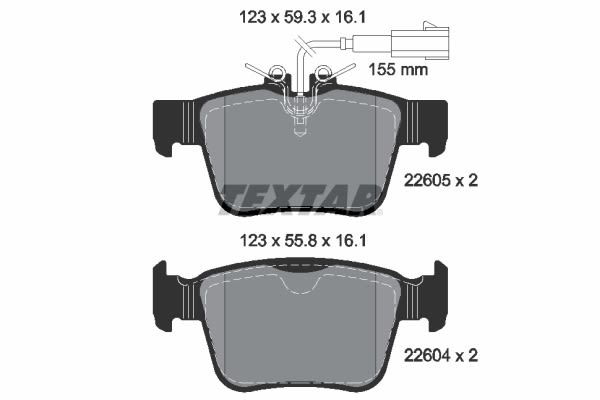 Set disk pločica ALFA ROMEO GIULIA, STELVIO; MASERATI GHIBLI III, LEVANTE od 2013- - Slika 2