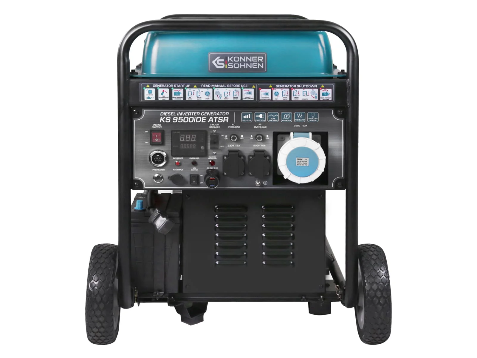 10kW / Dizel invertorski Agregat Struje KS9500iDЕ ATSR - Slika 3