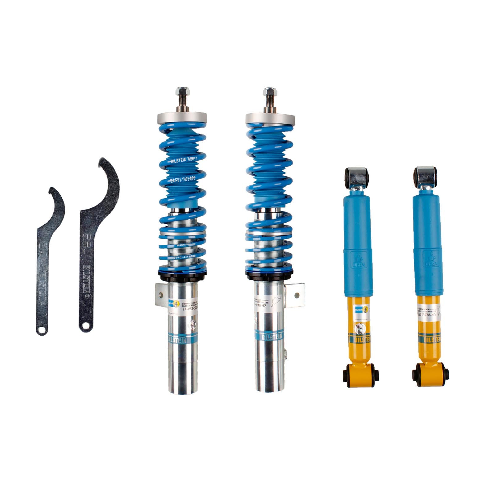 GEWINDE Stelujuci Amortizeri BILSTEIN B14 Peugeot 206