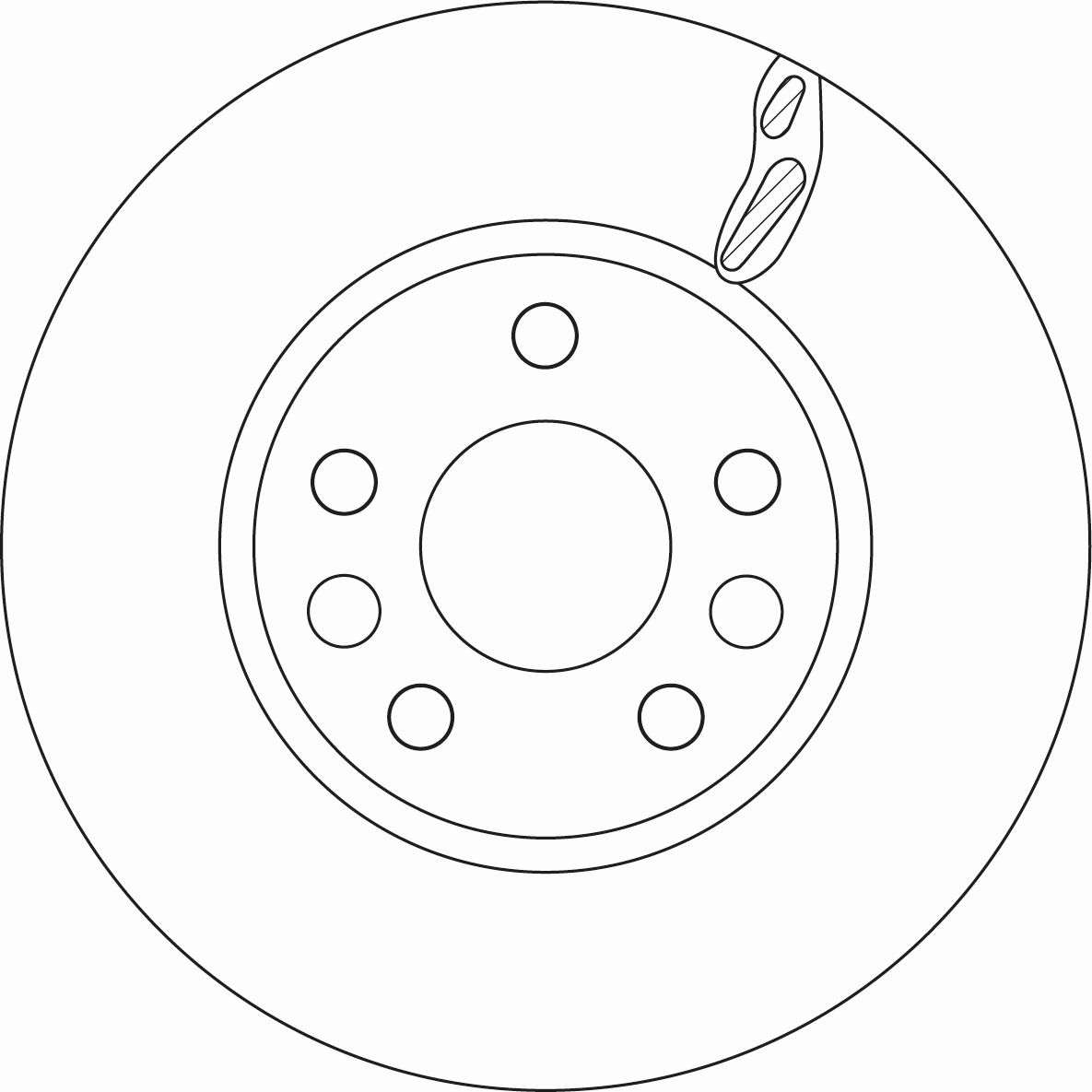 Kočioni disk Prednji TRW BMW 3, RENAULT Captur,Megane 296x26