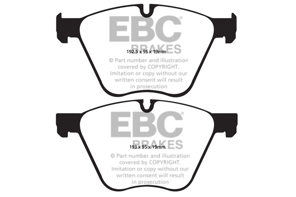 Komplet pločica Prednji BMW 5 GRAN TURISMO (F07), 7 (F01, F02, F03, F04), X5 (E70), X5 (F15, F85), X6 (E71, E72), X6 (F16, F86) 3.0D-6.0 od 2007-2019 - Slika 4