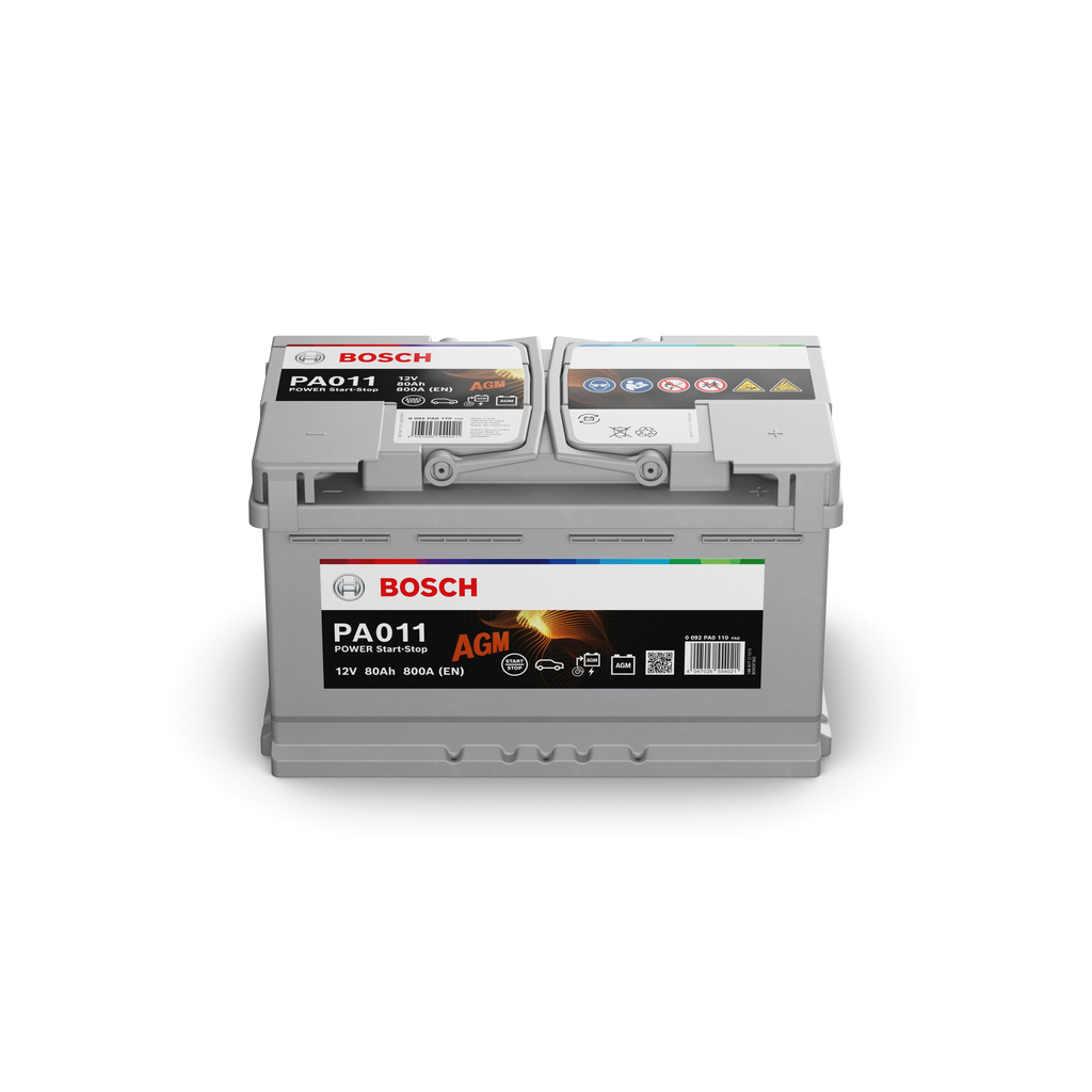 Akumulator / Baterija BOSCH 12V 80Ah/800A (EN) POWER AGM (D+ 1) 315x175x190 B13 (agm/pokretački)