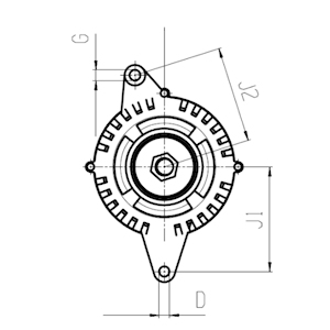 Alternator HC-CARGO odgovara za BMW 3 (E46), 5 (E39), 7 (E38), X5 (E53), Z3 (E36); LAND ROVER FREELANDER I; MG MG ZT, MG ZT- T; ROVER 75, 75 I 2.0D-3.2 od 1996.-2006. - Slika 6