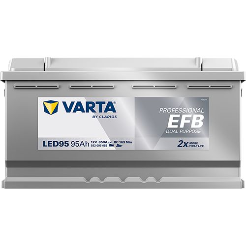 Akumulator VARTA 12V 95Ah/850A PROFESSIONAL DUAL PURPOSE EFB (R+ standardno) - Slika 6