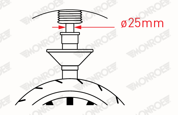 Amortizer Prednji MONROE odgovara za CITROEN JUMPER; FIAT DUCATO; OPEL MOVANO; PEUGEOT BOXER od 2006.- - Slika 6