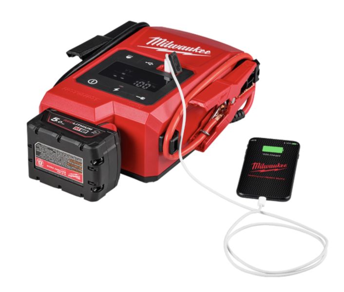 Uređaj za startanje Booster M18 JS2000, napon: 12 V, cCA: 2000 A, max. amperi pokretanja: 2000 A, dužina kabla: 0,572 m, težina: 3 kg izmjenjive baterije; MILWAUKEE 4933498026