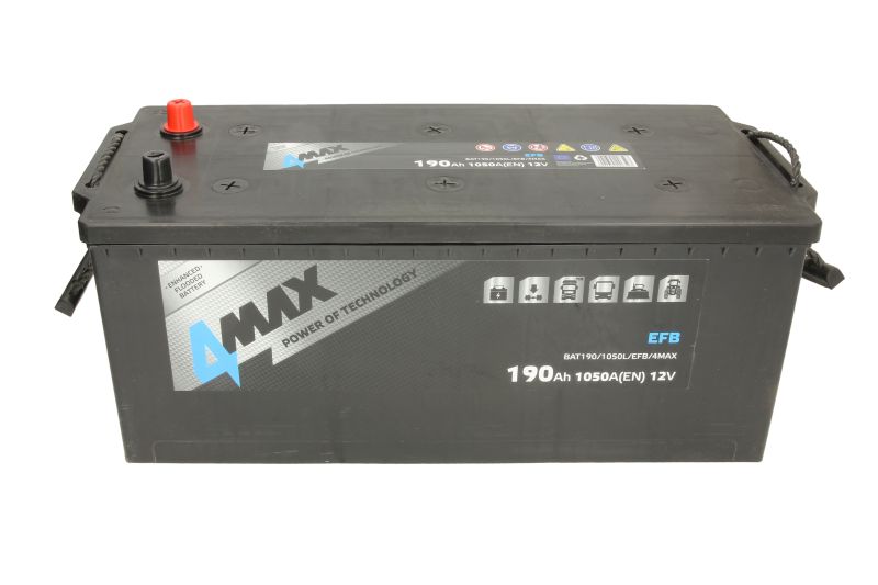 Akumulator 4MAX 12V 190Ah/1050A (EN) EFB - Slika 3