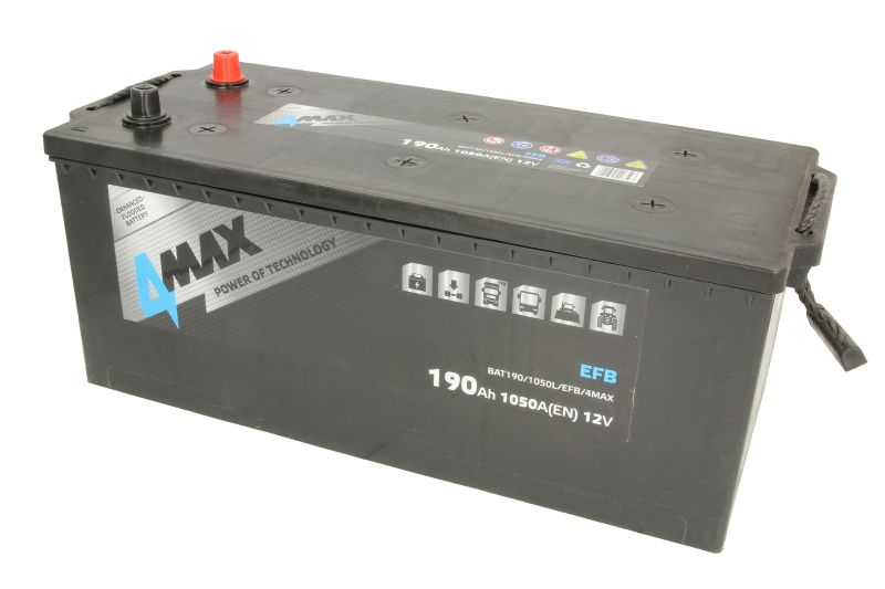 Akumulator 4MAX 12V 190Ah/1050A (EN) EFB - Slika 4