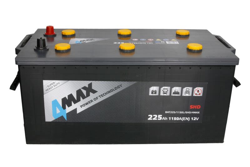 1 Akumulator 4MAX 12V 225Ah/1150A SHD , 4MAX BAT225/1150L/SHD/4MAX
