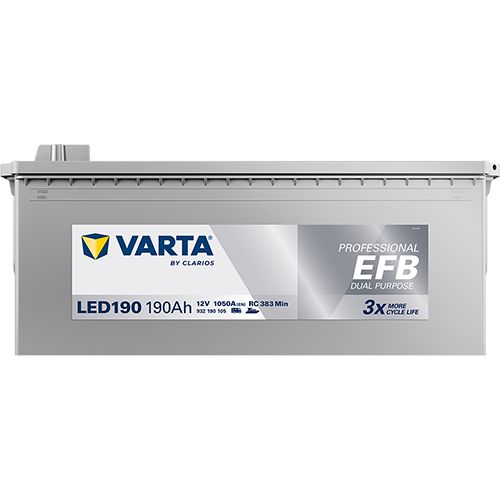 Akumulator VARTA 12V 190Ah/1050A PROFESSIONAL DUAL PURPOSE EFB EFB932190105 - Slika 5