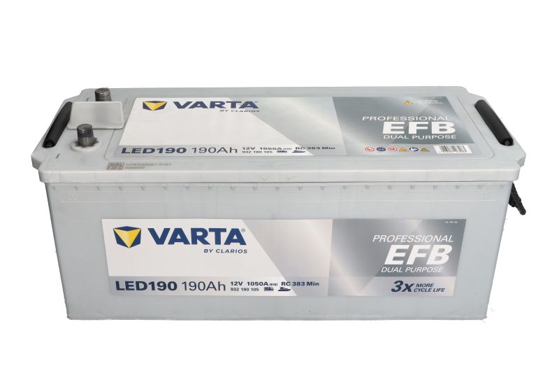Akumulator VARTA 12V 190Ah/1050A PROFESSIONAL DUAL PURPOSE EFB EFB932190105 - Slika 7