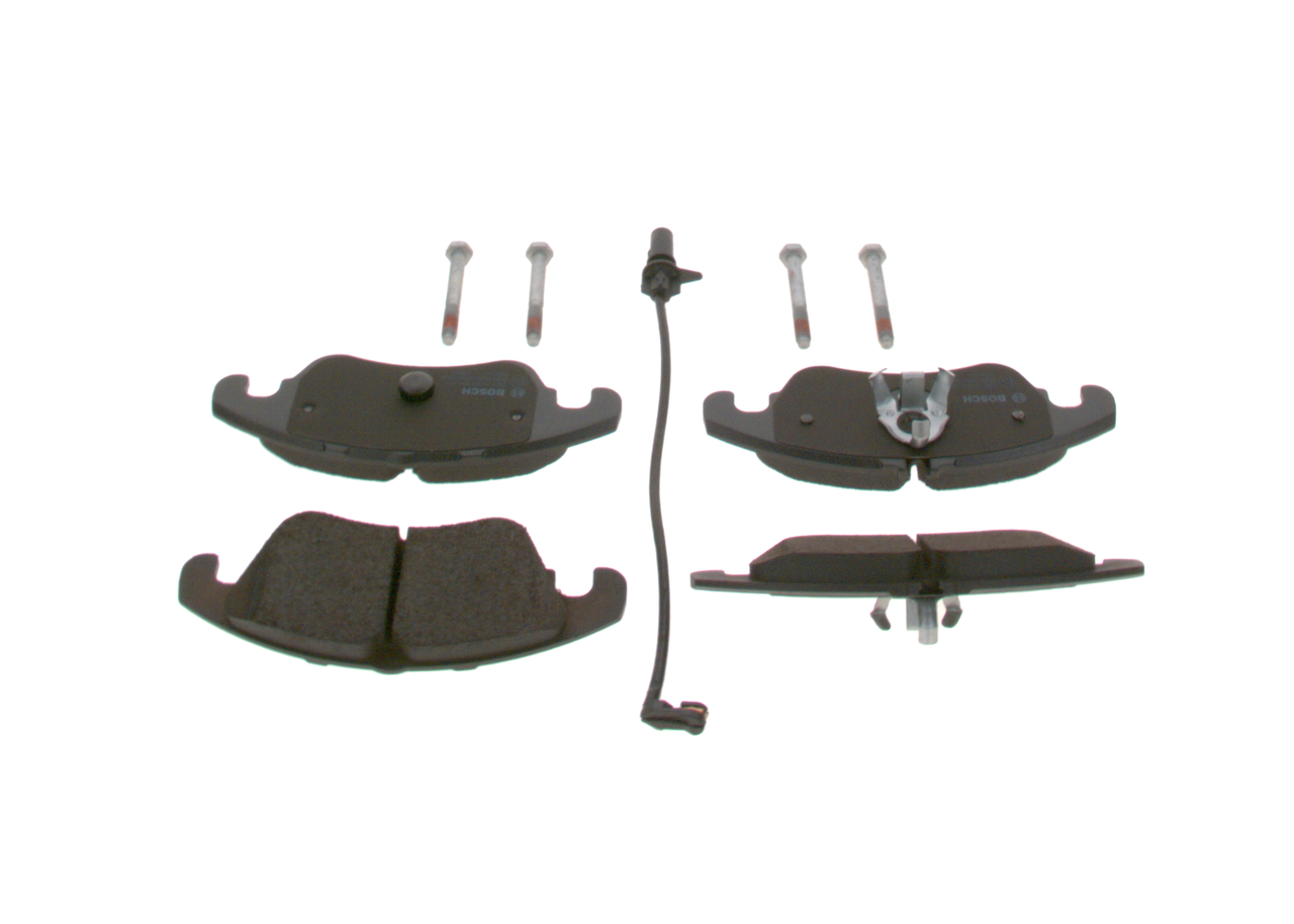 Garnitura disk pločica, napred, BOSCH kočioni sistem: ATE, Vozila: AUDI A4 ALLROAD B8, A4 B8, A5, A6 ALLROAD C7, A6 C7, A7, Q5 1.8-3.2 136-333 od 2007-2018; BOSCH 0 986 494 201