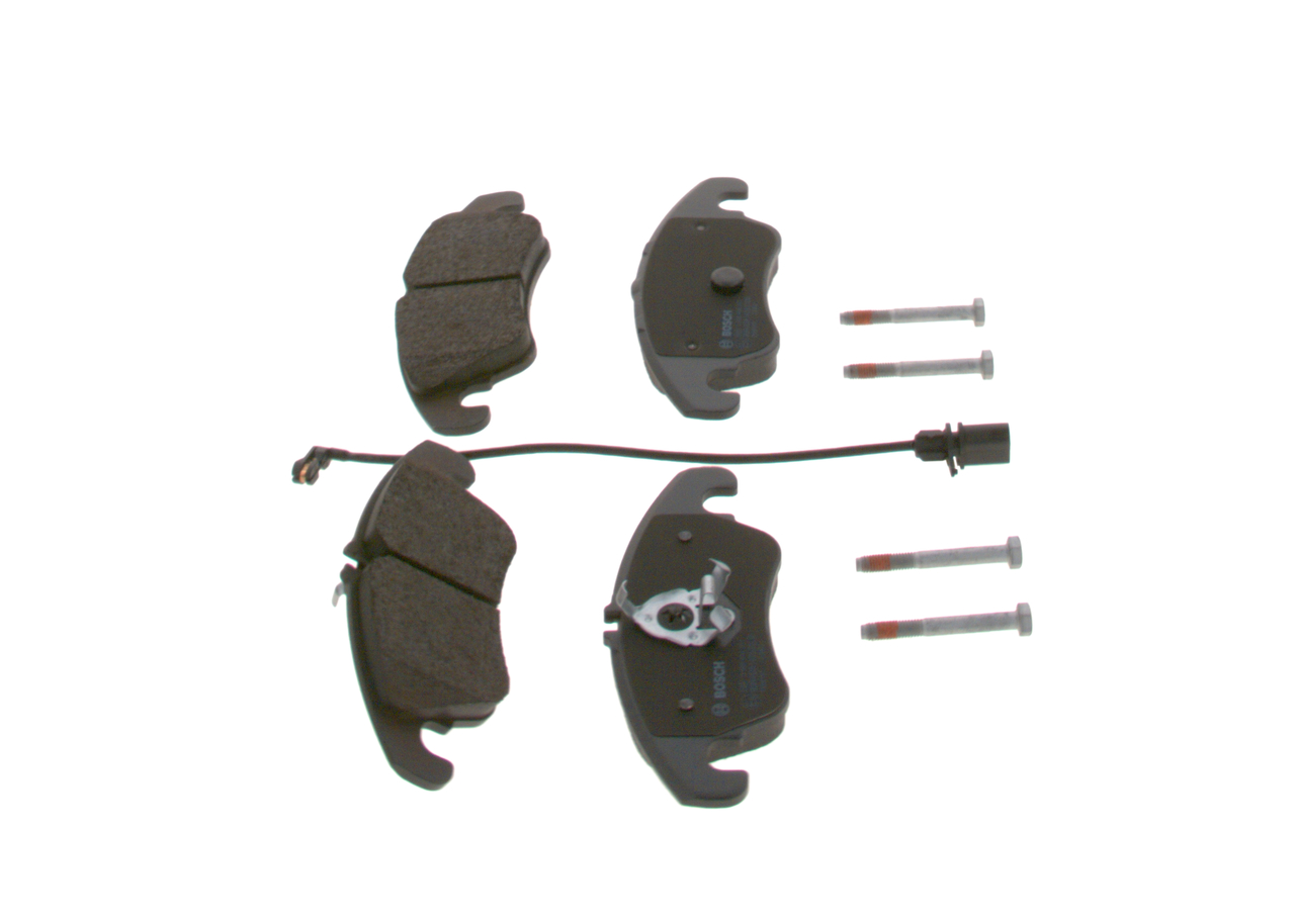 Garnitura disk pločica, napred, BOSCH kočioni sistem: ATE, Vozila: AUDI A4 ALLROAD B8, A4 B8, A5, A6 ALLROAD C7, A6 C7, A7, Q5 1.8-3.2 136-333 od 2007-2018; BOSCH 0 986 494 201