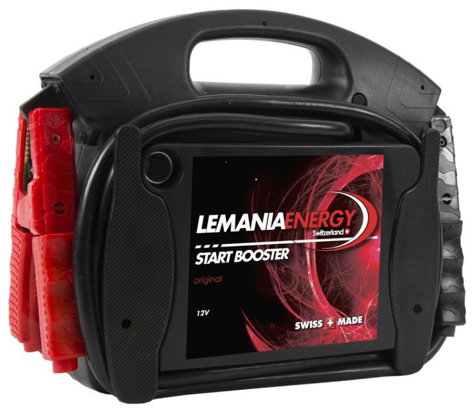 Uređaj za startovanje Booster P4 LEMANIA ENERGY, napon: 12 V, cCA: 850 A, max. amperi pokretanja: 2500 A, dužina kabla: 1,64 m, težina: 11,3 kg; LEMANIA ENERGY 0XLMP42500