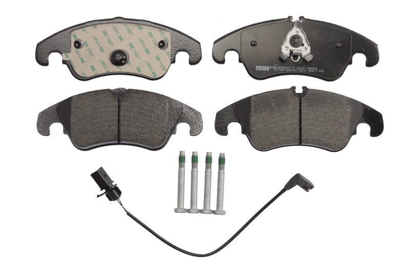Garnitura disk pločica, napred, FERODO kočioni sistem: TRW, Vozila: AUDI A4 ALLROAD B8, A4 B8, A5, A6 ALLROAD C7, A6 C7, A7, Q5 1.8-4.2 136-354 od 2007-2018; FERODO FDB4044