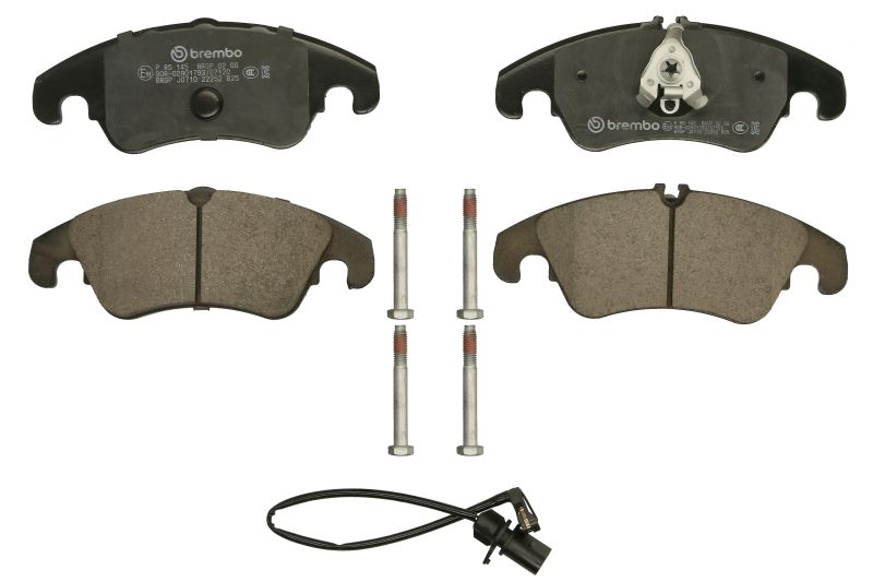 Set disk pločica; mesto ugradnje: napred; BREMBO kočioni sustav: LUCAS; (s vijcima sedla kočnice); AUDI A4 B8, A5, A6 ALLROAD C7, A6 C7, A7, Q5 1.8-4.0 136-605 od 2007-2018; BREMBO P 85 145