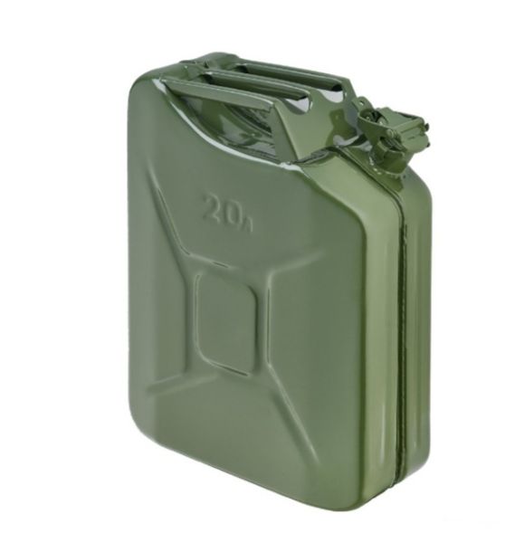 Kanister REXXON kapacitet: 20 l, metal, nerđajući čelik, zeleni, primena: benzin, Dizel, gorivo, Ulje; REXXON REX 434710