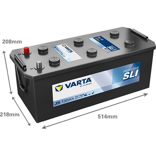 Akumulator VARTA 12V 130Ah/680A SLI630014068 - Slika 2