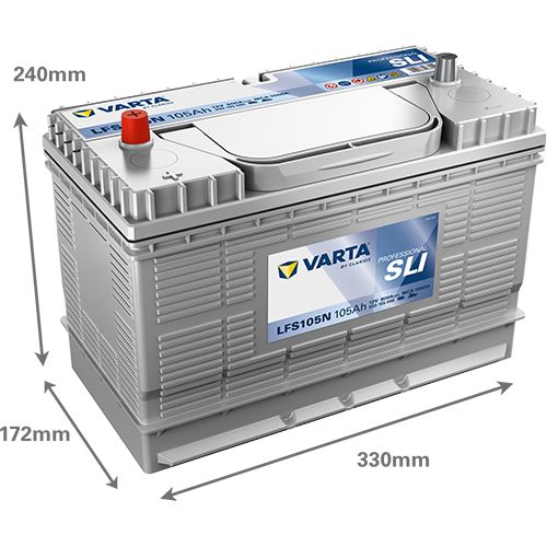 Akumulator VARTA 12V 105Ah/800A SLI930105080 - Slika 2