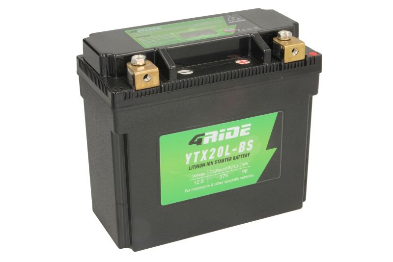 Akumulator 4 RIDE 12V 370A D+YTX20L-BS 4RIDE LI-ION - Slika 2