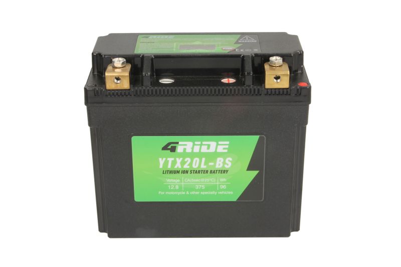 Akumulator 4 RIDE 12V 370A D+YTX20L-BS 4RIDE LI-ION - Slika 3