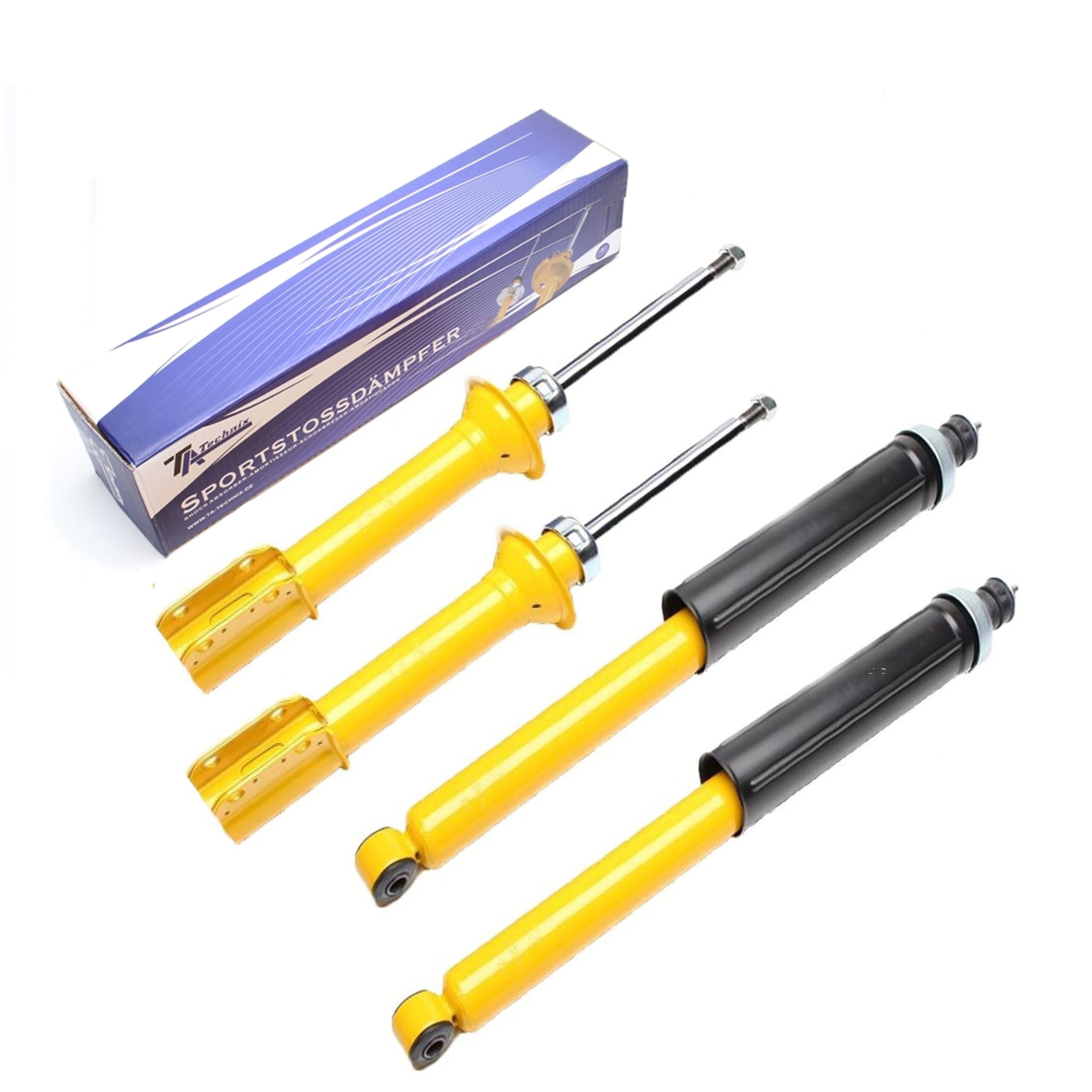 4 Sportska Amortizera Renault 19 I+II, -Chamade, -Cabriolet, -Kasten / TA-TECHNIX 2X EVOSTRE01V+EVOSTRE01H