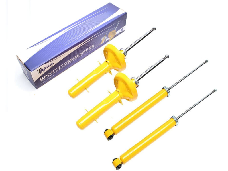 4 Sportska Amortizera Audi TT (8N), A3 (8L) Seat Leon, Toledo II (1M) Skoda Octavia I (1U) VW Beetle (16), Bora, Golf IV (1J) TA-TECHNIX 2X EVOSTVW04V+EVOSTVW04H